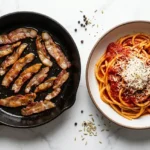 Bucatini all'Amatriciana com guanciale artesanal B12 Charcutaria Goiânia